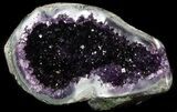 Dark Amethyst Crystal Geode - Top Quality #36906-2
